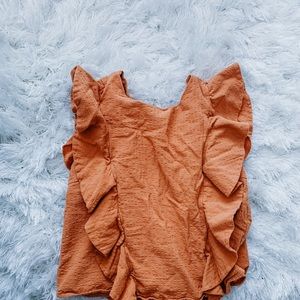 BP Size XS Ruffle Tank Top